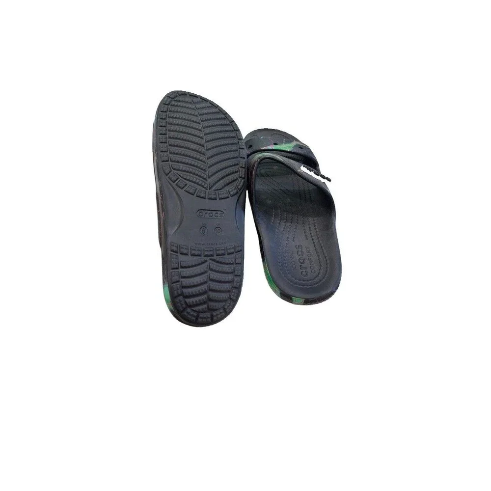 Crocs Classic Two-Strap Slide Sandals Out of this World Lightning Mens 8